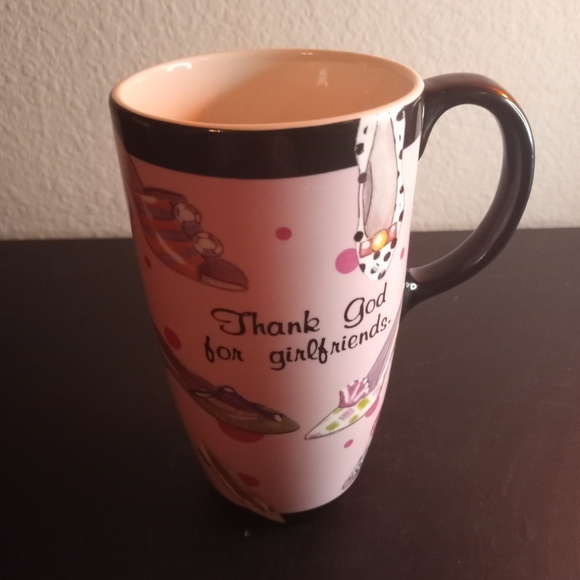 Cypress THANK GOD FOR GIRLFRIENDS 6" Coffee Mug - Picture 6 of 6